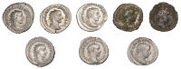 Gordian III (238-244), Antoninianus, 241-43, radiate, draped and cuirassed bust right, rev. Laetitia, draped,...