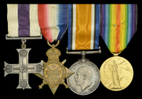 A fine Great War ‘Salonika operations’ M.C. group of four awarded to Captain J. W. McKill, Royal Welsh...