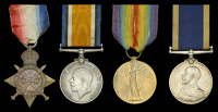Four: Able Seaman P. Foley, Royal Navy, who was killed in action in H.M.S. Infatigable at the Battle of Jutland on...