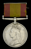 Afghanistan 1878-80, no clasp (Captain. A. D. Anderson. R.A.) mounted from contemporary wearing pin, minor edge...