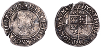 Elizabeth I (1558-1603), Third issue, Sixpence, 1563/2, mm. pheon, 2.57g/5h (N 1997; S 2561). Flan crack, good fine,...