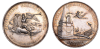 Netherlands, Treaty of Commerce between Holland and the United States of America, 1782, a silver medal by J. G....