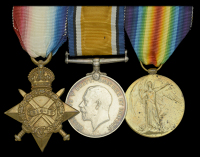Three: Captain A. B. Christopherson, Welsh Regiment, attached Royal Welsh Fusiliers, who was wounded in action on...