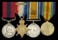 A scarce Great War ‘Italian theatre’ D.C.M. group of four awarded to Sergeant C. H. Freeman, Royal Welsh...