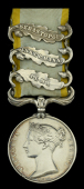 Crimea 1854-56, 3 clasps, Alma, Inkermann, Sebastopol (Charles Forster. 23rd. Regt.) officially impressed naming,...