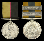 Pair: Colour Sergeant J. Willbourn, Royal Warwickshire Regiment

Queen’s Sudan 1896-98 (1327. C/Sgt. J....