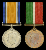 Pair: Seaman H. Pole, Australian Mercantile Marine

British War and Mercantile Marine War Medals (H. Pole....