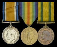 Three: Gunner L. Jones, Royal Garrison Artillery

British War and Victory Medals (310033 Gnr. L. Jones. R.A.);...