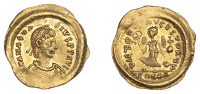 Anastasius (491-518), Tremissis, Constantinople, 491-518, diademed, draped and cuirassed bust right, d n anastasivs...