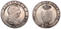 Italy, Naples, Ferdinand IV, 60 Grana, 1805, Naples (Gigante 91a; Magliocca 393; Mont. 355). Good fine, scarce	...