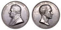 Smithfield Club, a silver prize medal by W. Wyon, bust of Earl Spencer left, rev. bare head of the Duke of Richmond...