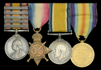 Four: Private R. H. Hopkins, Devonshire Regiment, later Royal Army Medical Corps

Queen’s South Africa...