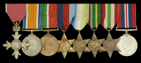 A Second War O.B.E. group of eight awarded to Chief Engineer R. J. Shand, Mercantile Marine

The Most Excellent...