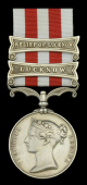Indian Mutiny 1857-59, 2 clasps, Relief of Lucknow, Lucknow (Wm. Hunt, 1st. Bn. 23rd. R.W. Fusrs.) polished, edge...