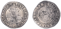 Henry VIII (1509-1547), Third coinage, Testoon, Tower, mm. lis, crowned bust facing, henric viii di gra agl fra z...