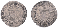 Henry VIII (1509-1547), Third coinage, Testoon, Southwark, mm. S, crowned bust facing, henric 8 d[––] fra z...