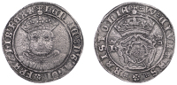 Henry VIII (1509-1547), Third coinage, Testoon, Bristol, mm. WS [William Sharington] on rev. only, crowned bust...