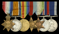 Seven: Leading Stoker W. H. Savin, Royal Navy, who was captured and taken Prisoner of War at the Battle of Jutland...