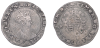 Edward VI (1547-1553), Second period, 6 oz. issue, Shilling, Tower I, mdl [1550], mm. swan (no. 2 on obv., no. 1 on...