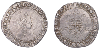 Edward VI (1547-1553), Second period, 6 oz. issue, Shilling, Tower II, mdl [1550], mm. martlet on obv., crowned...