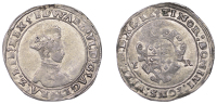 Edward VI (1547-1553), Second period, 6 oz. issue, Shilling, Canterbury, mdxlix [1549], mm. t [William Tillesworth],...