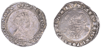 Edward VI (1547-1553), Second period, 6 oz. issue, Shilling, Tower II, mdl [1550], mm. martlet on obv., crowned...