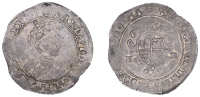 Edward VI (1547-1553), Third period, 3 oz. issue, Shilling, Tower I, mdli [1551], mm. rose, bust 6, 5.21g/12h (N...