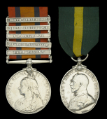 Pair: Sergeant W. H. Broxton, Shropshire Yeomanry, late 88th (Welsh Yeomanry) Company, Imperial...
