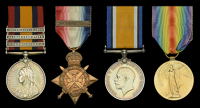Four: Gunner H. Frakes, Royal Field Artillery

Queen’s South Africa 1899-1902, 3 clasps, Cape Colony, Orange...