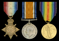 Three: Private G. F. Rogers, Royal Welsh Fusiliers

1914 Star (8648 Pte. G. Rogers. 1/R.W. Fus:); British War and...