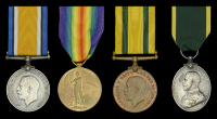 Four: Lieutenant W. H. C. Baker, Royal Field Artillery

British War and Victory Medals (Lieut. W. H. C. Baker);...