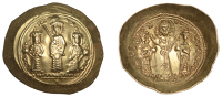 Romanus IV (1068-1071), with Eudocia, Michael VII, Constantius and Andronicus, Histamenon, Constantinople, 1068-71,...