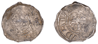 Stephen (1135-1154), Penny, Cross Moline type [BMC I], Carlisle, Hudard, [–]vdard [——], 1.13g/3h (cf....