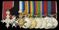A Second War M.B.E., Order of St. John group of nine awarded to Squadron Leader J. Holt, Royal Air Force, late...