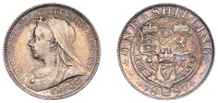 Victoria (1837-1901), Shilling, 1897 (ESC 3162; S 3940A). Iridescent cabinet tone, extremely fine or a little better...