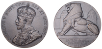 British Empire Exhibition, 1924, a bronze award medal by B. Mackennal and P. Metcalfe for the Royal Mint, crowned...