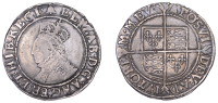 Elizabeth I (1558-1603), Sixth issue, Shilling, mm. bell, bust 3B, 5.78g/10h (BCW BL-1/BL-a; N 2014; S 2577)....