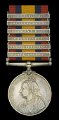 Queen’s South Africa 1899-1902, 6 clasps, Cape Colony, Orange Free State, Johannesburg, Diamond Hill, Wittebergen,...