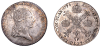 Austria, Francis II, Quarter Kronenthaler, 1794a, Vienna (KM 60). Prettily toned with lustrous reverse fields,...