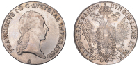 Austria, Francis I, Thaler, 1822b, Kremnica (Dav. 7; KM 2162). Cleaned, otherwise very fine, reverse better	 £100-£120