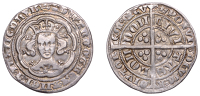 Edward III (1327-1377), Pre-Treaty period, Groat, series F, London, mm. crown, 4.50g/12h (N 1174; S 1569). Very...