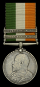 King’s South Africa 1901-02, 2 clasps, South Africa 1901, South Africa 1902 (185 Serjt: C. W. V. Moller. Border...
