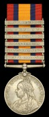 Queen’s South Africa 1899-1902, 6 clasps, Cape Colony, Orange Free State, Johannesburg, Diamond Hill, Belfast,...