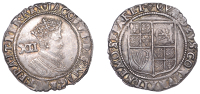 James I (1603-1625), Second coinage, Shilling, fourth bust, mm. grapes, reads hib, 5.97g/4h (N 2100; S 2655). Edge...
