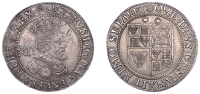 James I (1603-1625), Third coinage, Shilling, sixth bust, mm. rose, 5.96g/9h (Oddie, BNS Blog 26 June 2022, O6/R10,...
