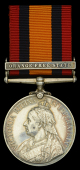 Queen’s South Africa 1899-1902, 1 clasp, Orange Free State (239 Tpr: J. P. Hurley. Naylan’s O.R. Scouts.) nearly...