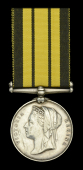 Ashantee 1873-74, no clasp (G. Wallace, Stoker. H.M.S. Tamar. 73-74) minor edge nicks, otherwise very fine	 £180-£220