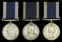 Royal Navy L.S. & G.C. (3), E.VII.R. (Henry Hooper, Lg. Sto. 1Cl., H.M.S. Prince George.); G.V.R., 1st issue (210202...
