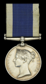 Royal Navy L.S. & G.C., V.R., narrow suspension (Charles Bacon, Btmn, H.M. Coast Guard.) impressed naming, minor...