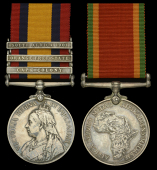 Pair: Trooper G. S. Whitmore, Rundle’s Scouts

Queen’s South Africa 1899-1902, 3 clasps, Cape Colony, Orange...